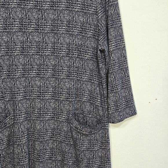 41 Hawthorn Black Aniya Plaid Dress. Size XXL - Picture 10 of 11